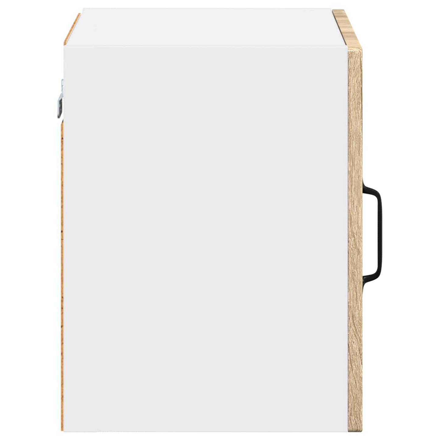 vidaXL Wall Glass Cabinet LUCCA 2 pcs Sonoma Oak 40 x 31 x 40 cm