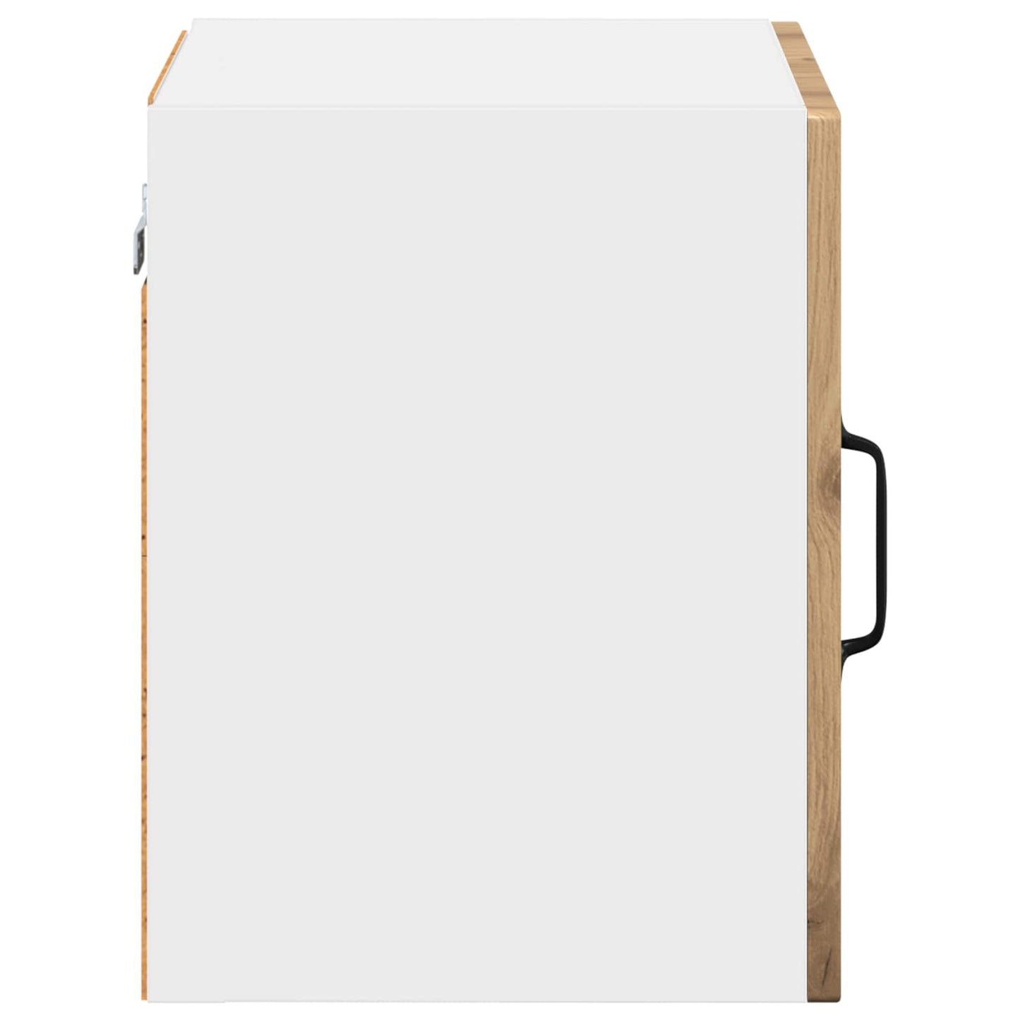 vidaXL Wall Glass Cabinet LUCCA 2 pcs Artisan Oak 40 x 31 x 40 cm