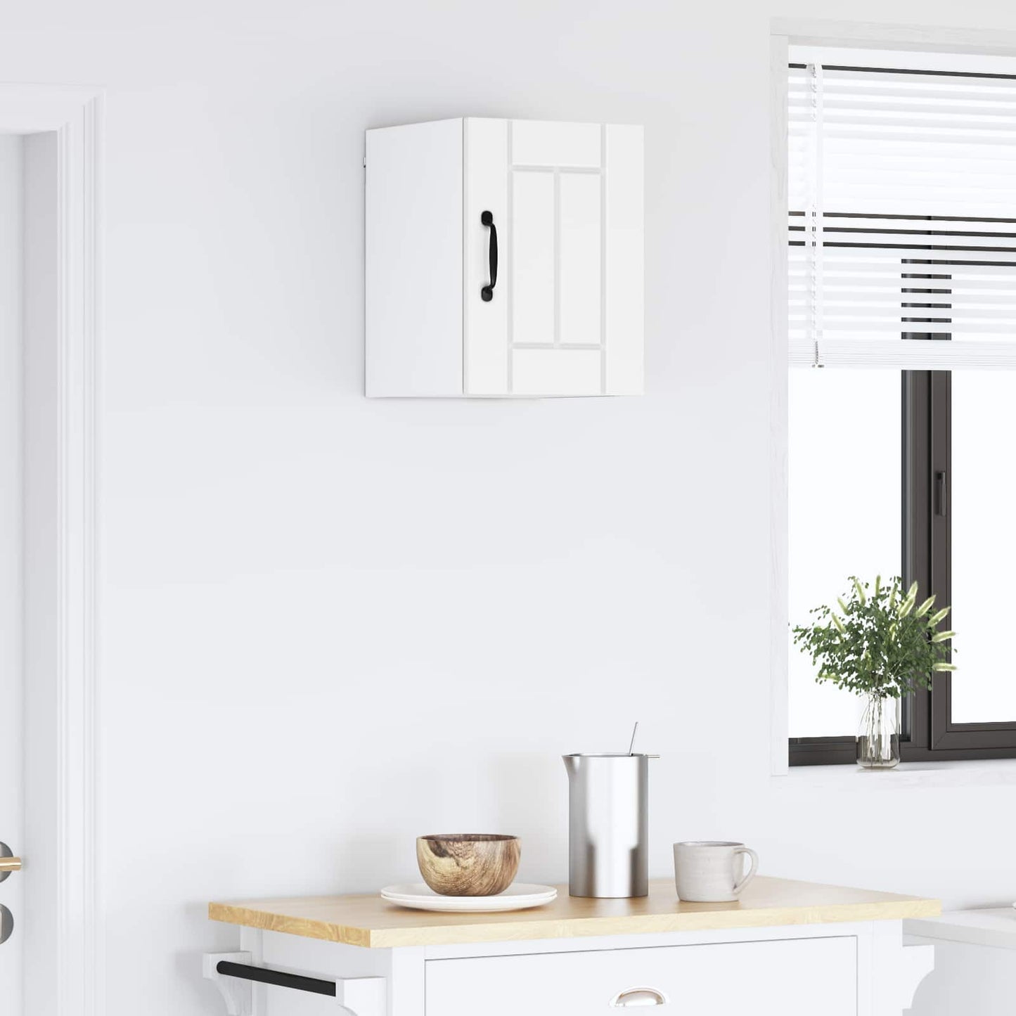 vidaXL Wall Cabinet LUCCA White 30 x 31 x 40 cm Engineered Wood