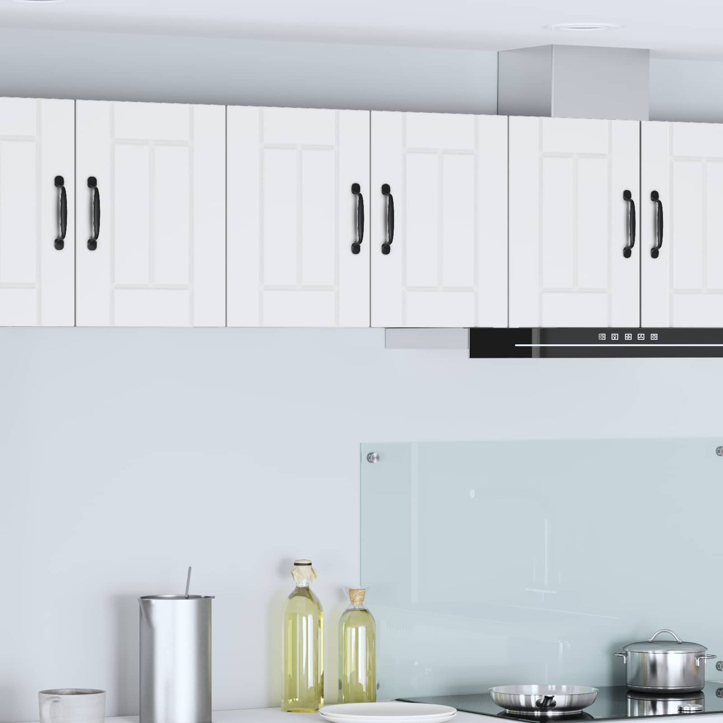 vidaXL Wall Cabinet LUCCA 2 pcs White 30 x 31 x 40 cm Engineered Wood