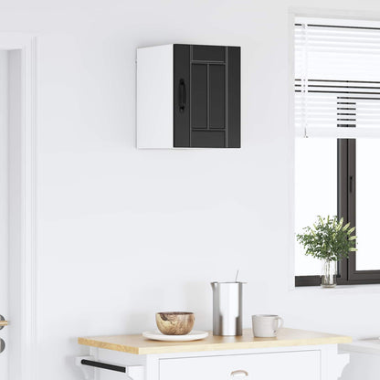 vidaXL Wall Cabinet LUCCA Black 30 x 31 x 40 cm Engineered Wood
