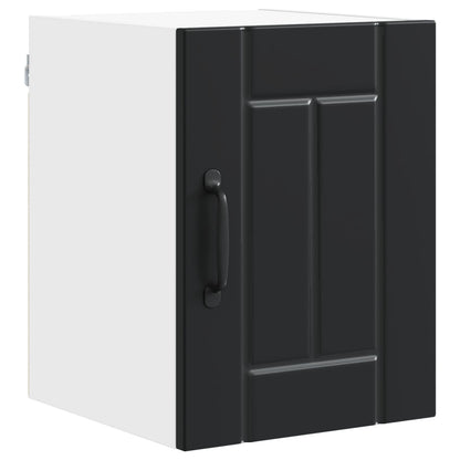 vidaXL Wall Cabinet LUCCA Black 30 x 31 x 40 cm Engineered Wood