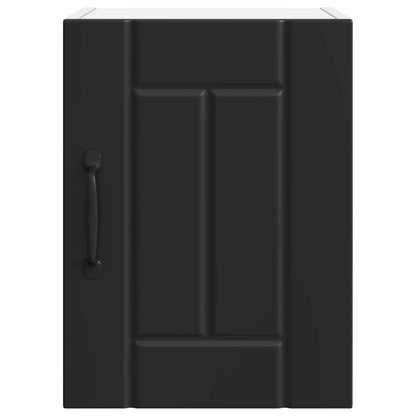 vidaXL Wall Cabinet LUCCA Black 30 x 31 x 40 cm Engineered Wood