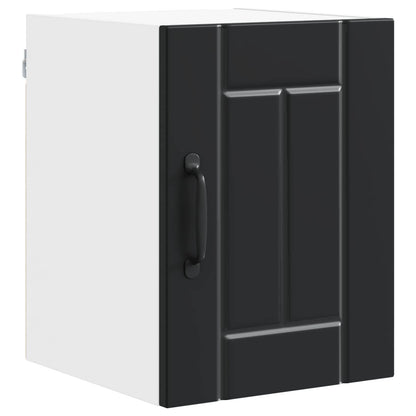 vidaXL Wall Cabinet LUCCA 2 pcs Black 30 x 31 x 40 cm Engineered Wood
