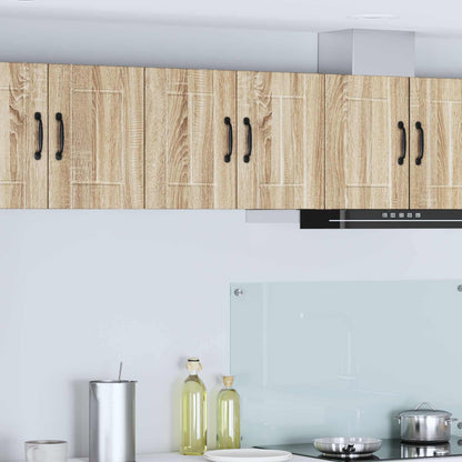vidaXL Wall Cabinet LUCCA 2 pcs Sonoma Oak 30 x 31 x 40 cm