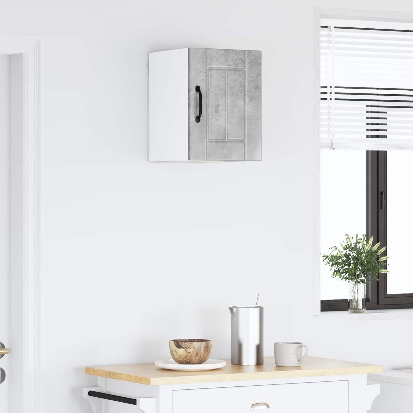 vidaXL Wall Cabinet LUCCA Concrete Grey 30 x 31 x 40 cm