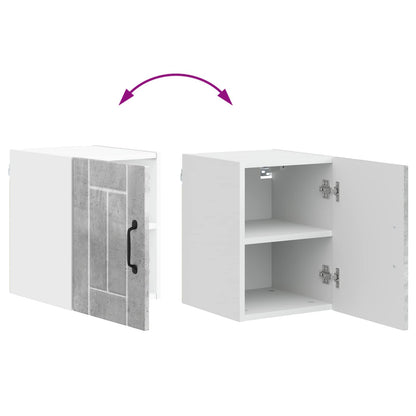 vidaXL Wall Cabinet LUCCA Concrete Grey 30 x 31 x 40 cm