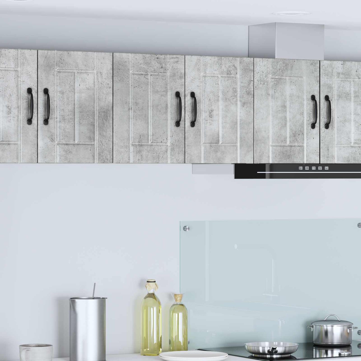 vidaXL Wall Cabinet LUCCA 2 pcs Concrete Grey 30 x 31 x 40 cm