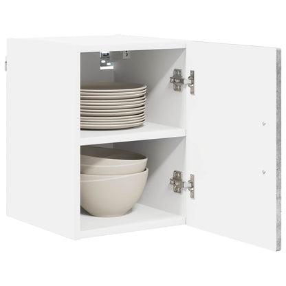 vidaXL Wall Cabinet LUCCA 2 pcs Concrete Grey 30 x 31 x 40 cm
