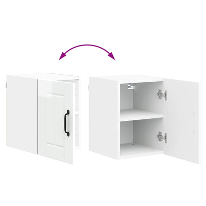 vidaXL Wall Cabinet LUCCA High Gloss White 30 x 31 x 40 cm