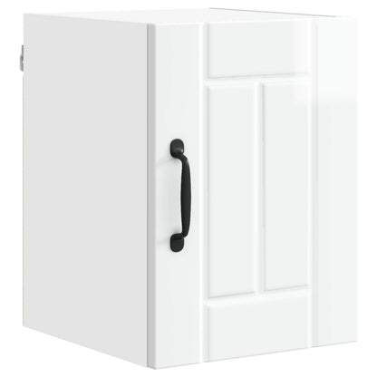 vidaXL Wall Cabinet LUCCA 2 pcs High Gloss White 30 x 31 x 40 cm