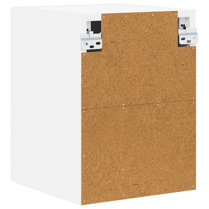 vidaXL Wall Cabinet LUCCA 2 pcs High Gloss White 30 x 31 x 40 cm