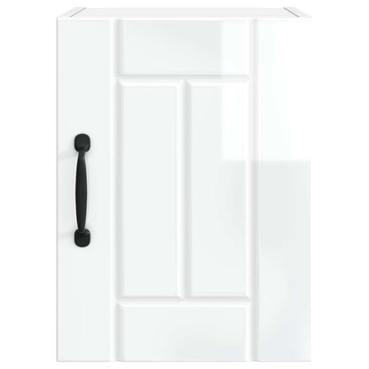 vidaXL Wall Cabinet LUCCA 2 pcs High Gloss White 30 x 31 x 40 cm