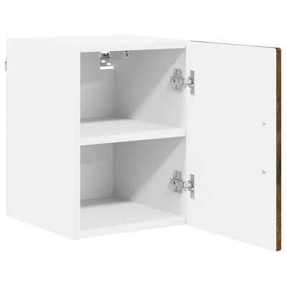 vidaXL Wall Cabinet LUCCA Smoked Oak 30 x 31 x 40 cm Engineered Wood