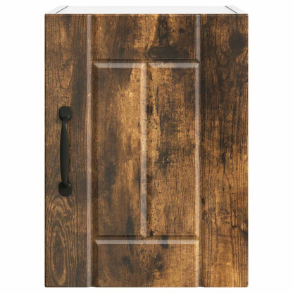 vidaXL Wall Cabinet LUCCA Smoked Oak 30 x 31 x 40 cm Engineered Wood