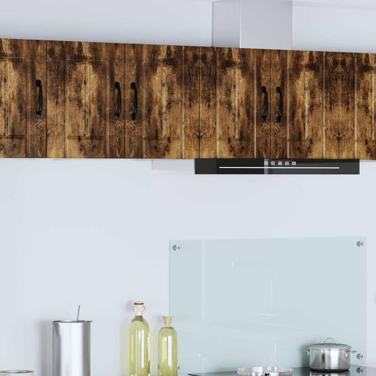 vidaXL Wall Cabinet LUCCA 2 pcs Smoked Oak 30 x 31 x 40 cm