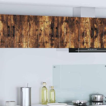 vidaXL Wall Cabinet LUCCA 2 pcs Smoked Oak 30 x 31 x 40 cm