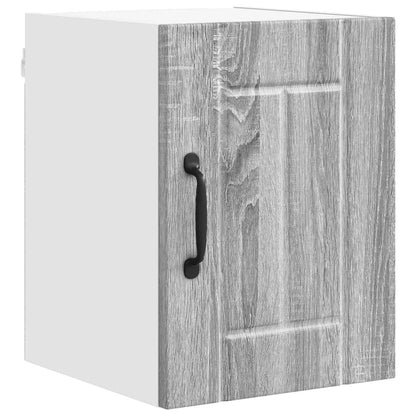 vidaXL Wall Cabinet LUCCA 2 pcs Grey Sonoma 30 x 31 x 40 cm