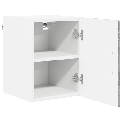 vidaXL Wall Cabinet LUCCA 2 pcs Grey Sonoma 30 x 31 x 40 cm
