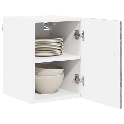 vidaXL Wall Cabinet LUCCA 2 pcs Grey Sonoma 30 x 31 x 40 cm