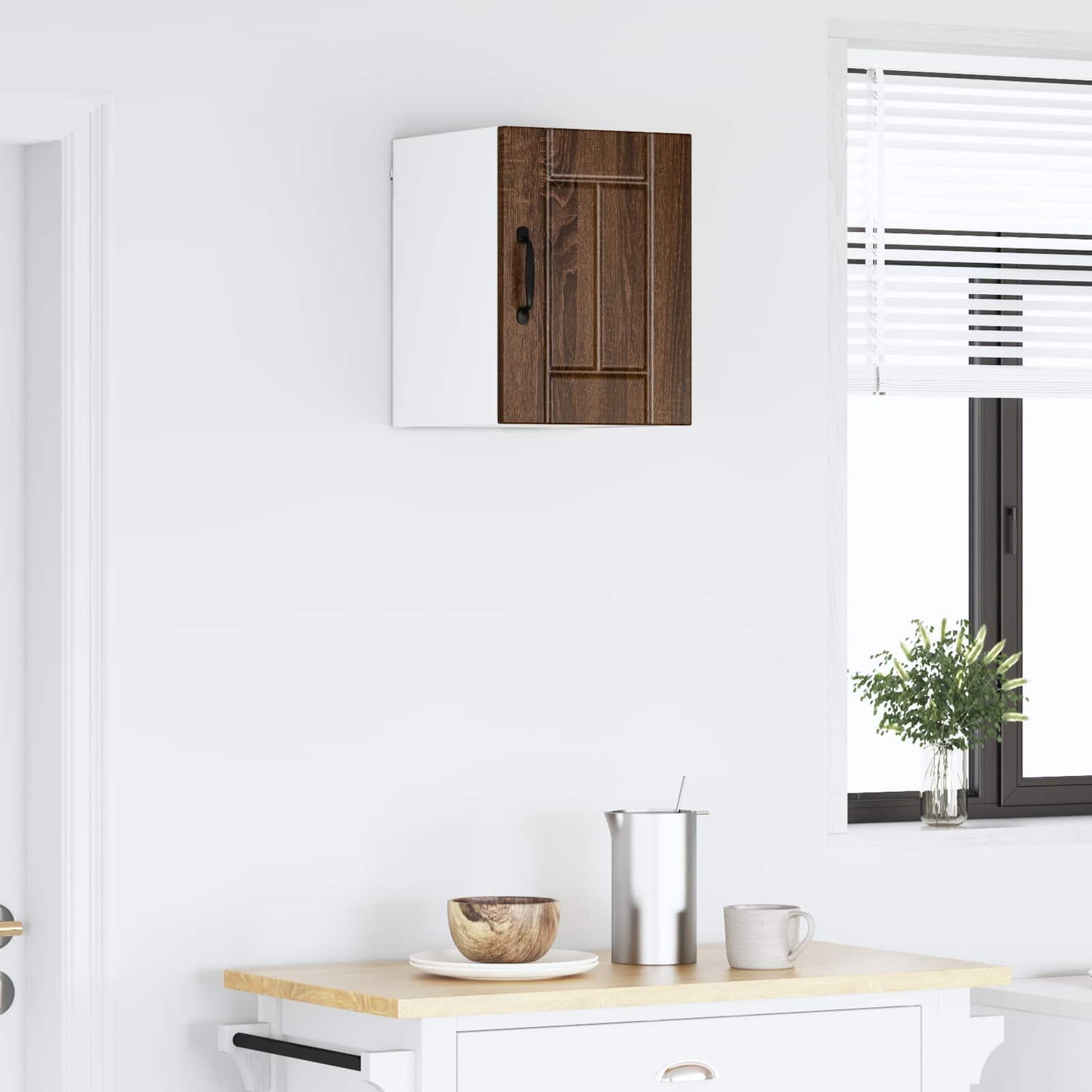 vidaXL Wall Cabinet LUCCA Brown Oak 30 x 31 x 40 cm Engineered Wood