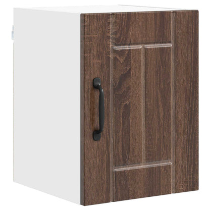 vidaXL Wall Cabinet LUCCA Brown Oak 30 x 31 x 40 cm Engineered Wood