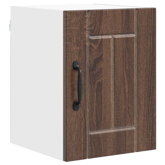 vidaXL Wall Cabinet LUCCA Brown Oak 30 x 31 x 40 cm Engineered Wood