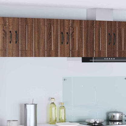 vidaXL Wall Cabinet LUCCA 2 pcs Brown Oak 30 x 31 x 40 cm