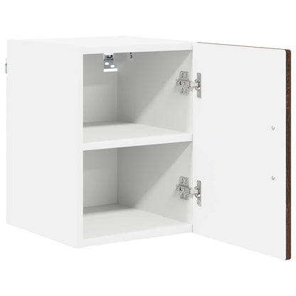 vidaXL Wall Cabinet LUCCA 2 pcs Brown Oak 30 x 31 x 40 cm