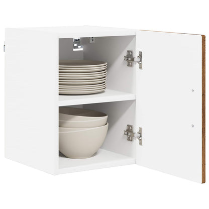vidaXL Wall Cabinet LUCCA 2 pcs Old Wood 30 x 31 x 40 cm