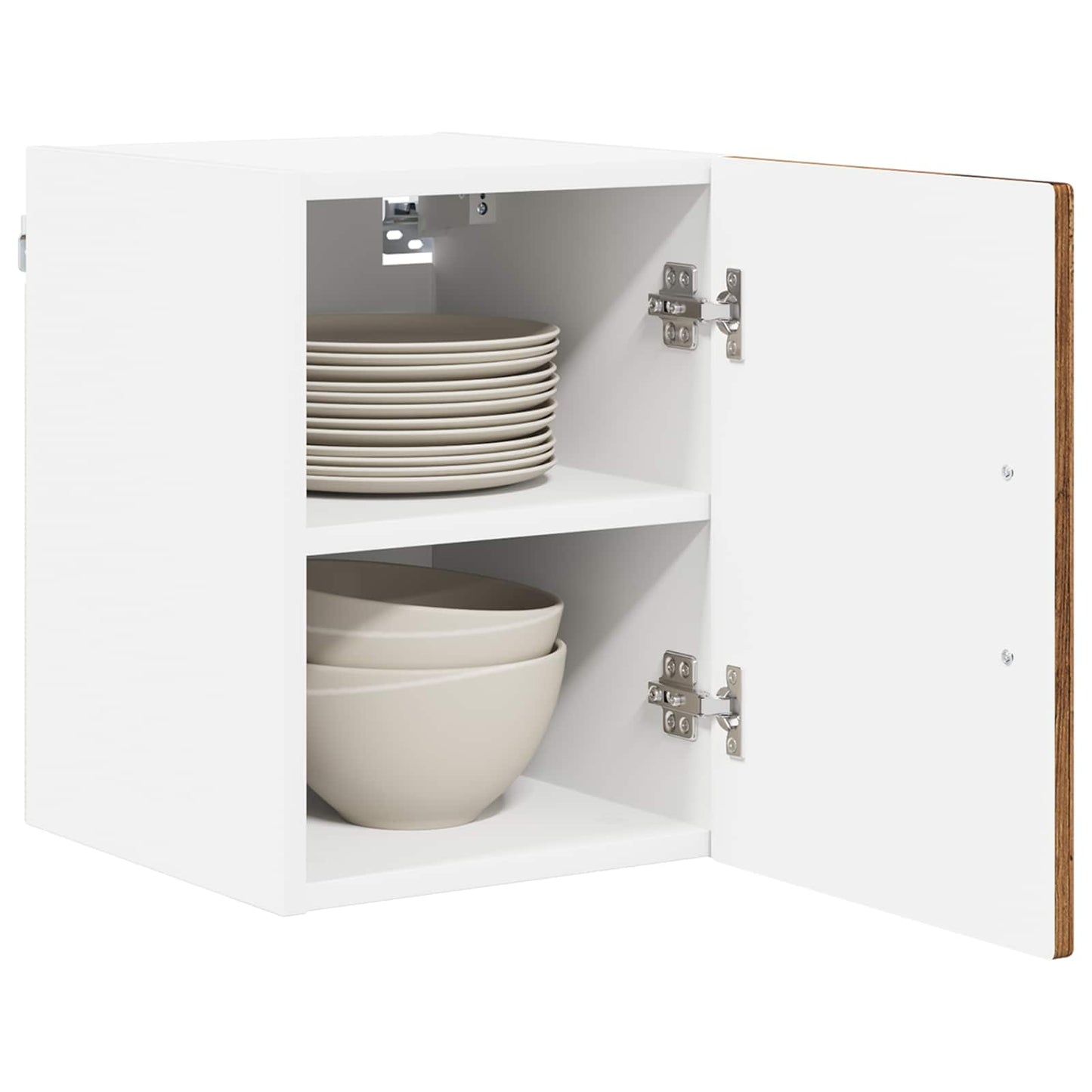 vidaXL Wall Cabinet LUCCA 2 pcs Old Wood 30 x 31 x 40 cm