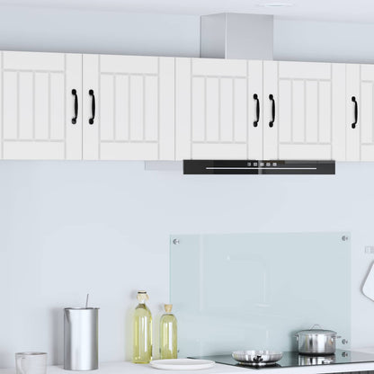 vidaXL Wall Cabinet LUCCA 2 pcs White 40 x 31 x 40 cm Engineered Wood