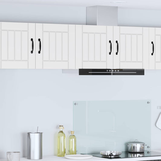 vidaXL Wall Cabinet LUCCA 2 pcs White 40 x 31 x 40 cm Engineered Wood