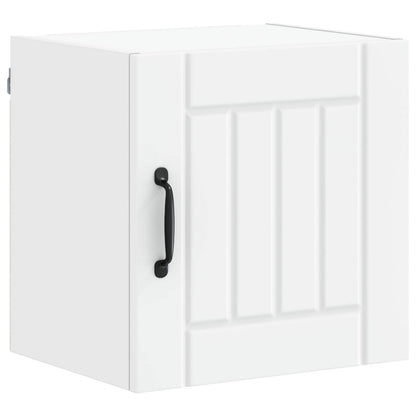 vidaXL Wall Cabinet LUCCA 2 pcs White 40 x 31 x 40 cm Engineered Wood