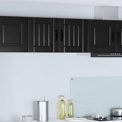 vidaXL Wall Cabinet LUCCA Black 40 x 31 x 40 cm Engineered Wood