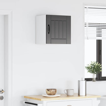 vidaXL Wall Cabinet LUCCA Black 40 x 31 x 40 cm Engineered Wood