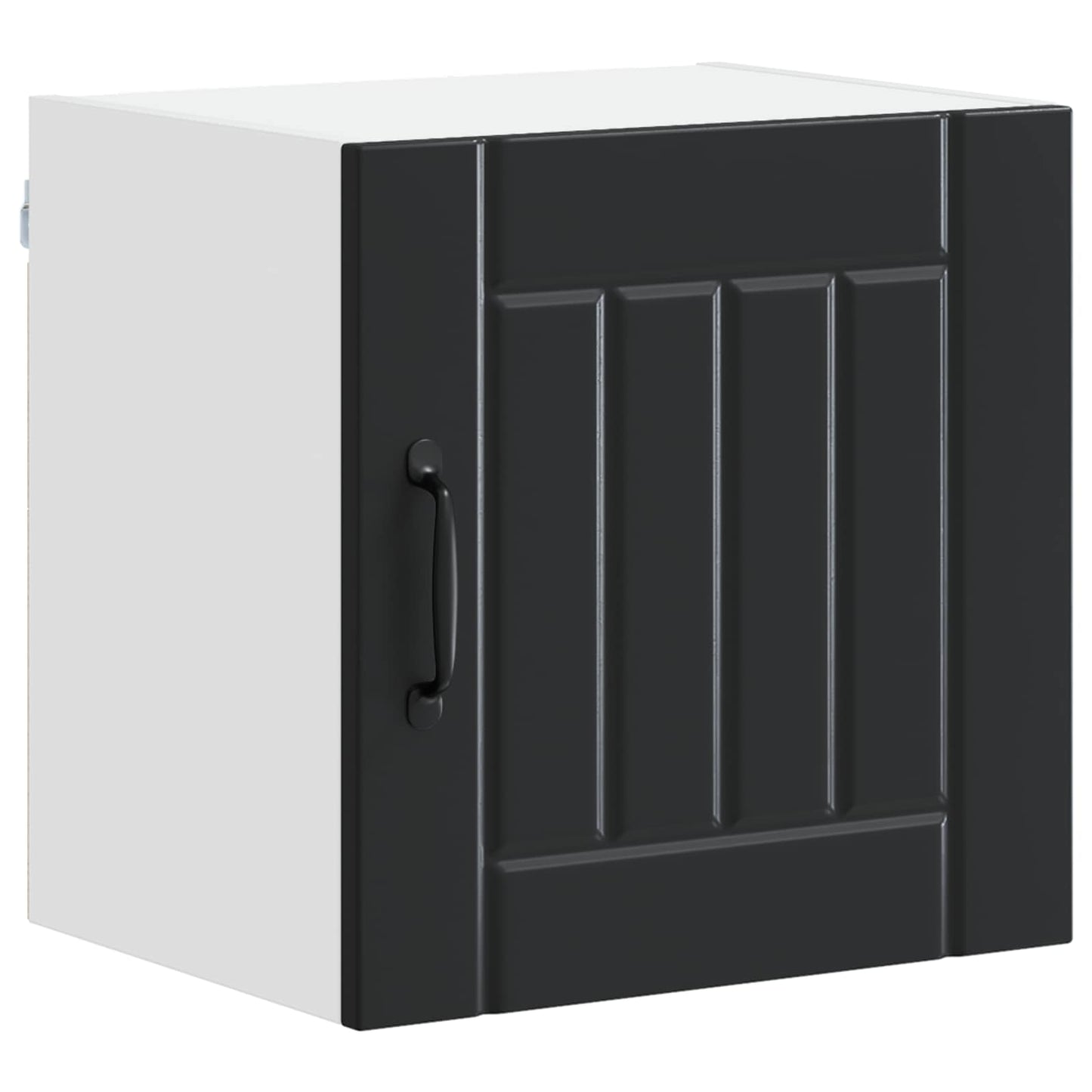vidaXL Wall Cabinet LUCCA Black 40 x 31 x 40 cm Engineered Wood