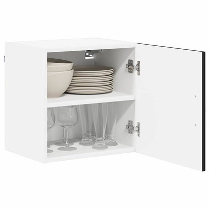 vidaXL Wall Cabinet LUCCA Black 40 x 31 x 40 cm Engineered Wood