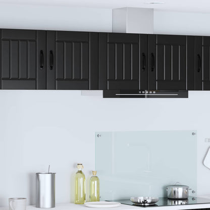 vidaXL Wall Cabinet LUCCA 2 pcs Black 40 x 31 x 40 cm Engineered Wood