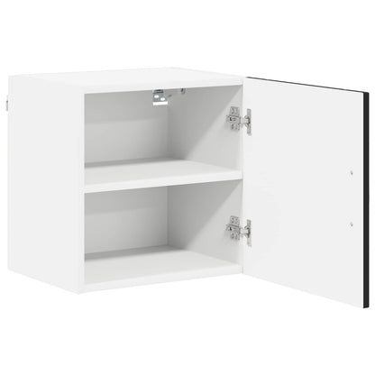 vidaXL Wall Cabinet LUCCA 2 pcs Black 40 x 31 x 40 cm Engineered Wood