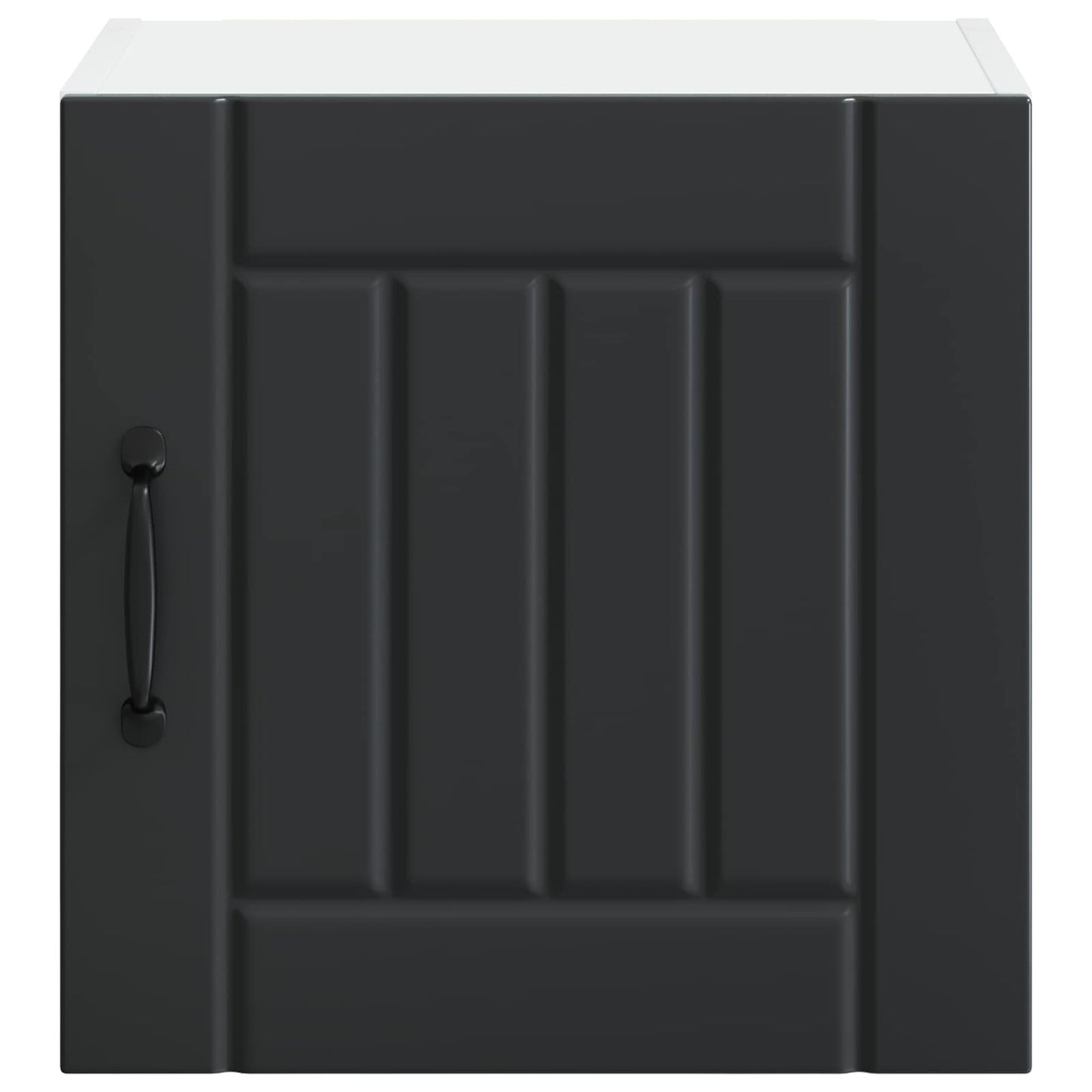 vidaXL Wall Cabinet LUCCA 2 pcs Black 40 x 31 x 40 cm Engineered Wood