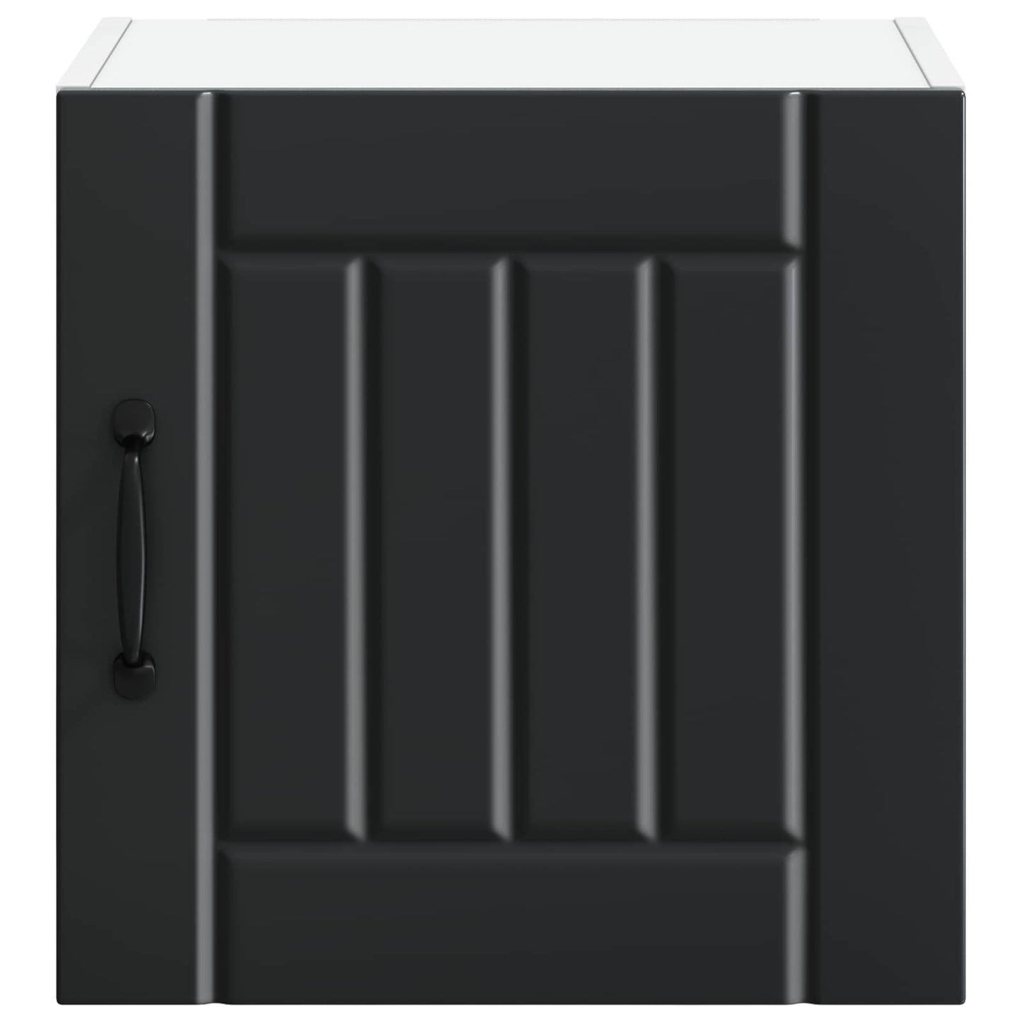 vidaXL Wall Cabinet LUCCA 2 pcs Black 40 x 31 x 40 cm Engineered Wood
