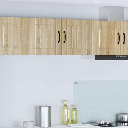 vidaXL Wall Cabinet LUCCA 2 pcs Sonoma Oak 40 x 31 x 40 cm