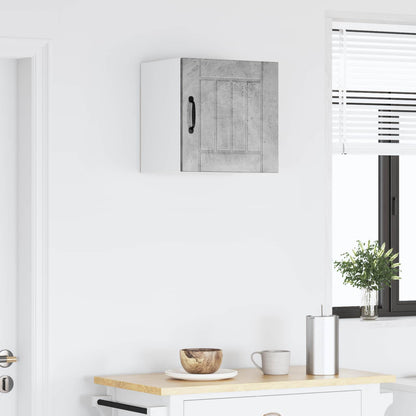 vidaXL Wall Cabinet LUCCA Concrete Grey 40 x 31 x 40 cm