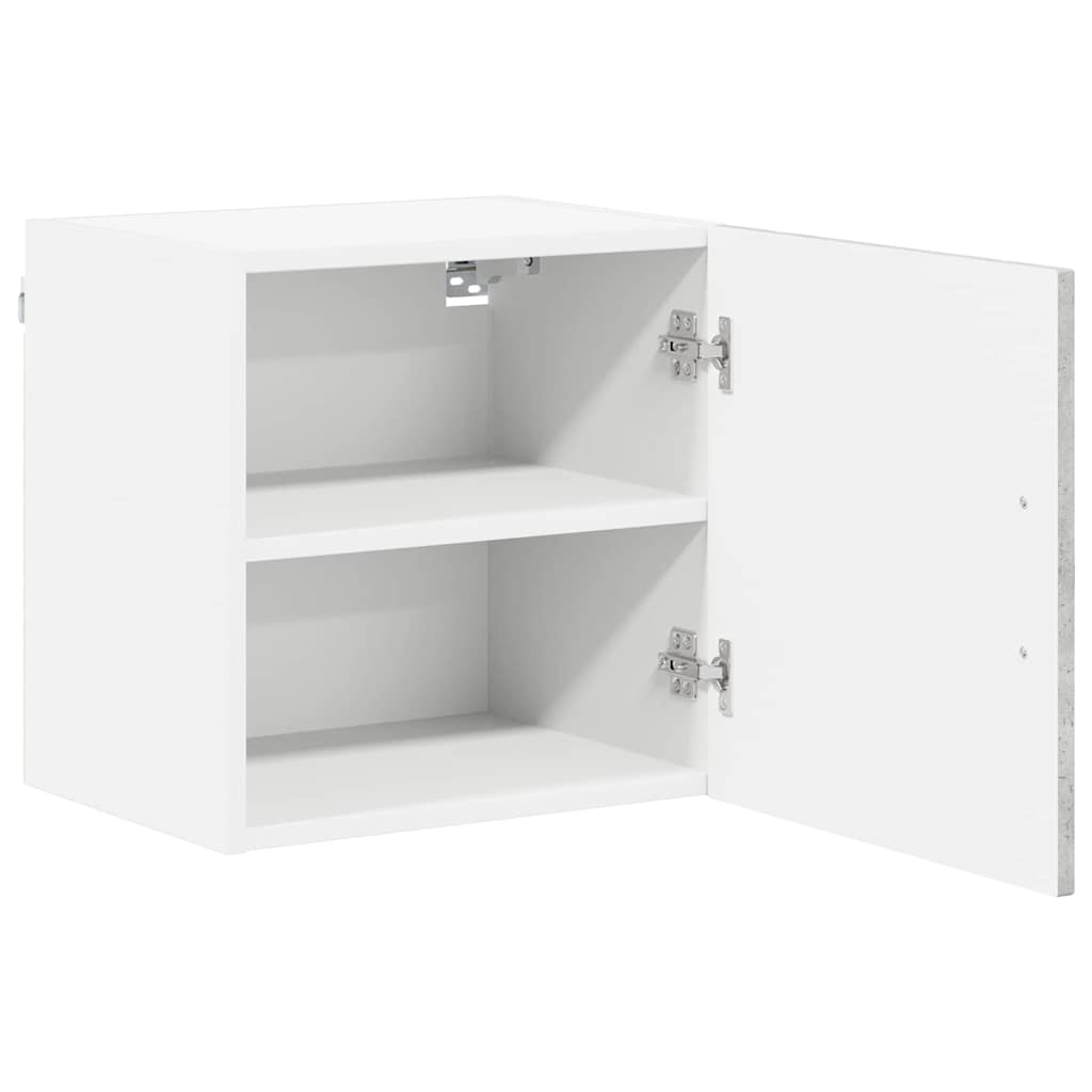 vidaXL Wall Cabinet LUCCA 2 pcs Concrete Grey 40 x 31 x 40 cm