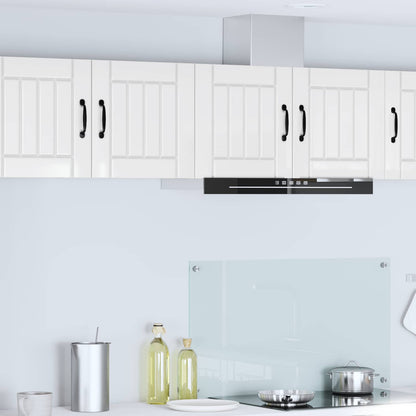 vidaXL Wall Cabinet LUCCA 2 pcs High Gloss White 40 x 31 x 40 cm