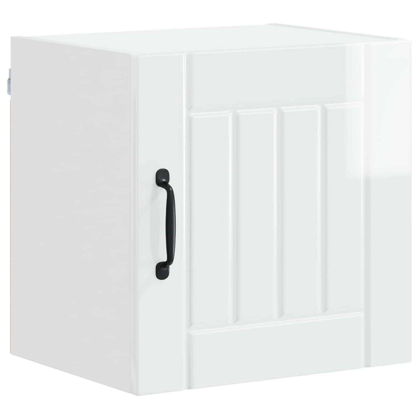 vidaXL Wall Cabinet LUCCA 2 pcs High Gloss White 40 x 31 x 40 cm