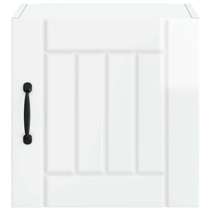 vidaXL Wall Cabinet LUCCA 2 pcs High Gloss White 40 x 31 x 40 cm