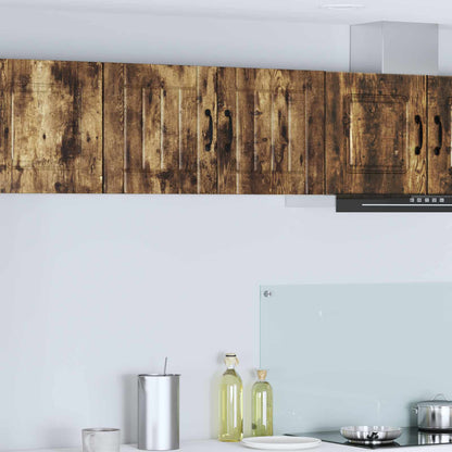 vidaXL Wall Cabinet LUCCA Smoked Oak 40 x 31 x 40 cm Engineered Wood