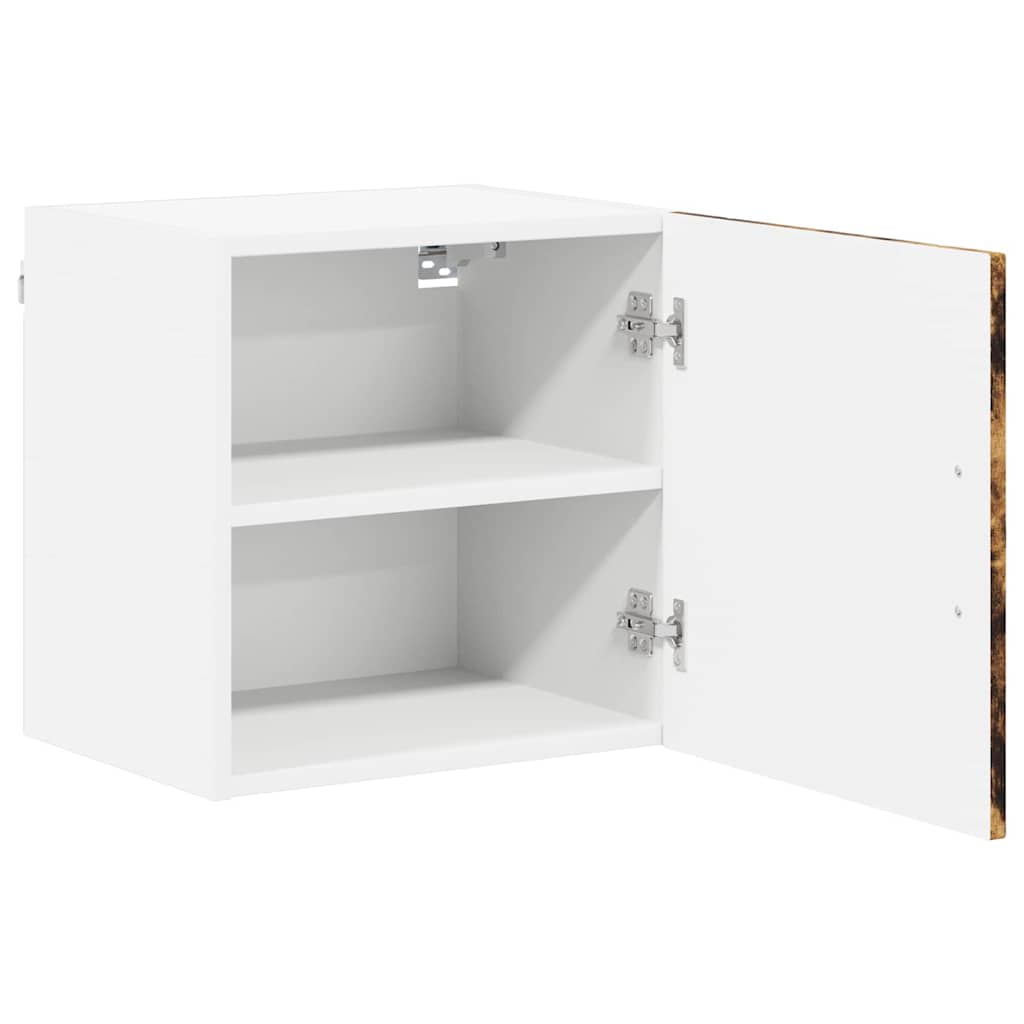 vidaXL Wall Cabinet LUCCA Smoked Oak 40 x 31 x 40 cm Engineered Wood